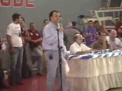 Cabral, Dornelles, Itagiba e Lins no dia do compromisso 