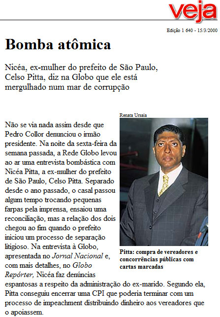 Reprodução da Veja