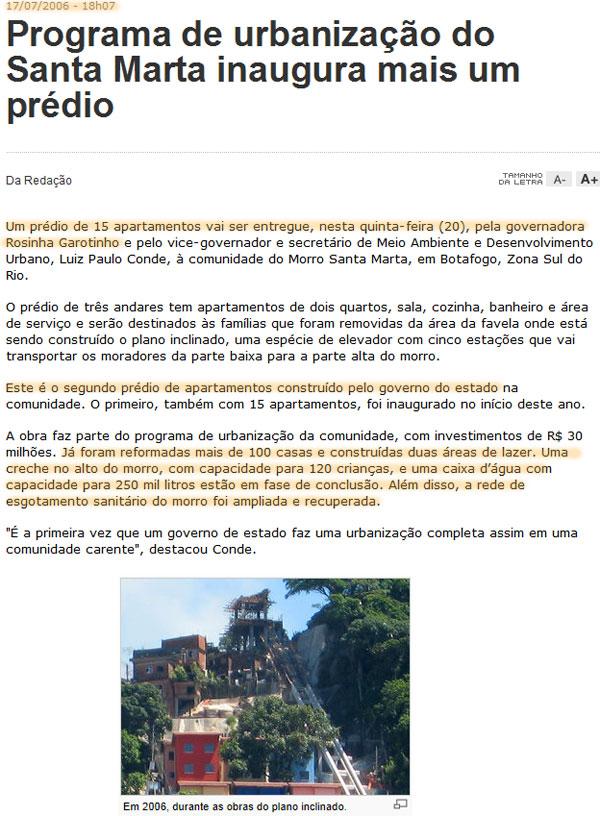 Reprodução da Agência Rio