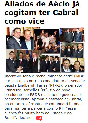 Reprodução do site Brasil 247