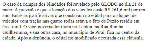 Reprodução do Globo online
