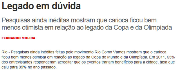 Reprodução do Informe do Dia