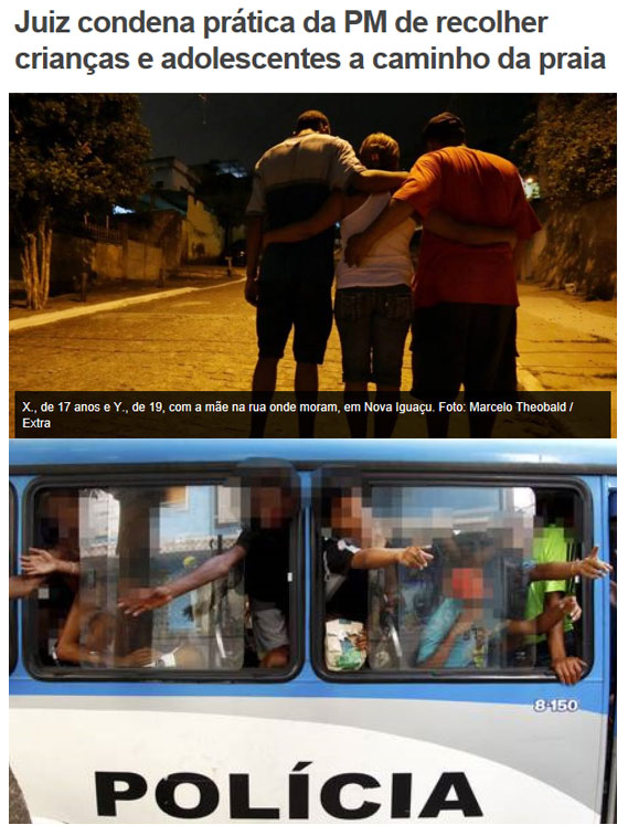 Reprodução do Extra online