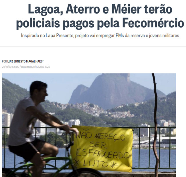 Reprodução do Globo online