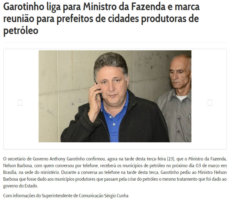 Reprodução do blog de Ralfe Reis