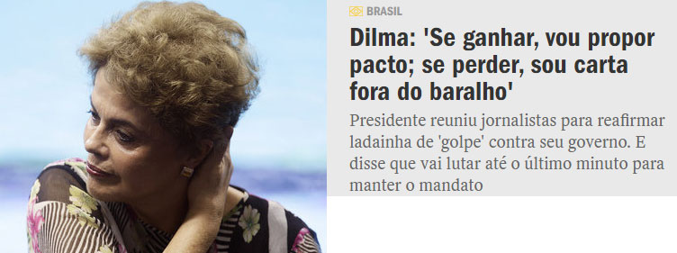Reprodução da Veja online
