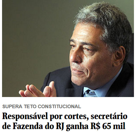 Reprodução da Folha de S.Paulo