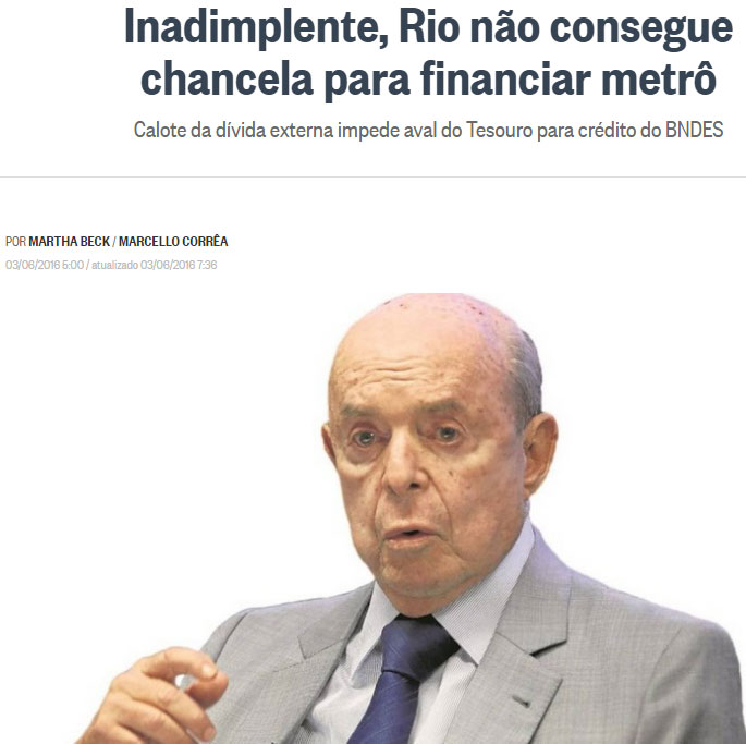 Reprodução do Globo online