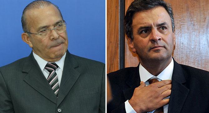 Ministro Eliseu Padilha e senador Aécio Neves
