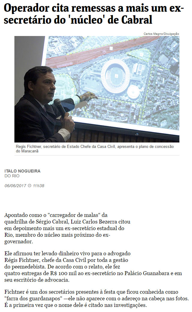 Reprodução da Folha de S.Paulo