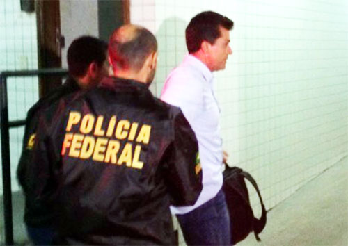 Fernando Cavendish preso pela Polícia Federal